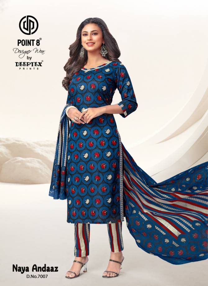Naya Andaz Vol 7 By Deeptex Cotton Printed Kurti With Bottom Exporters in India
